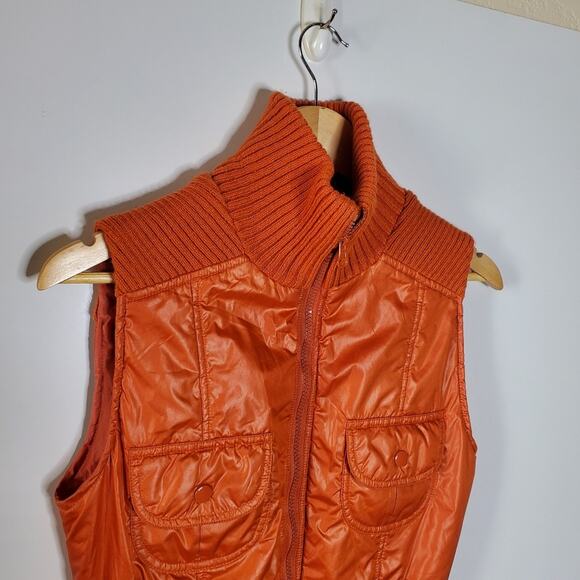 Ashley by 26 International orange fitted cargo vest Size Medium - Picture 9 of 9